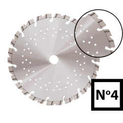 Tarcza diamentowa uniwersalna 350 x 25,4/10 ABRABORO N4, mega szybka